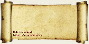 Jakov Ikodinović vizit kartica